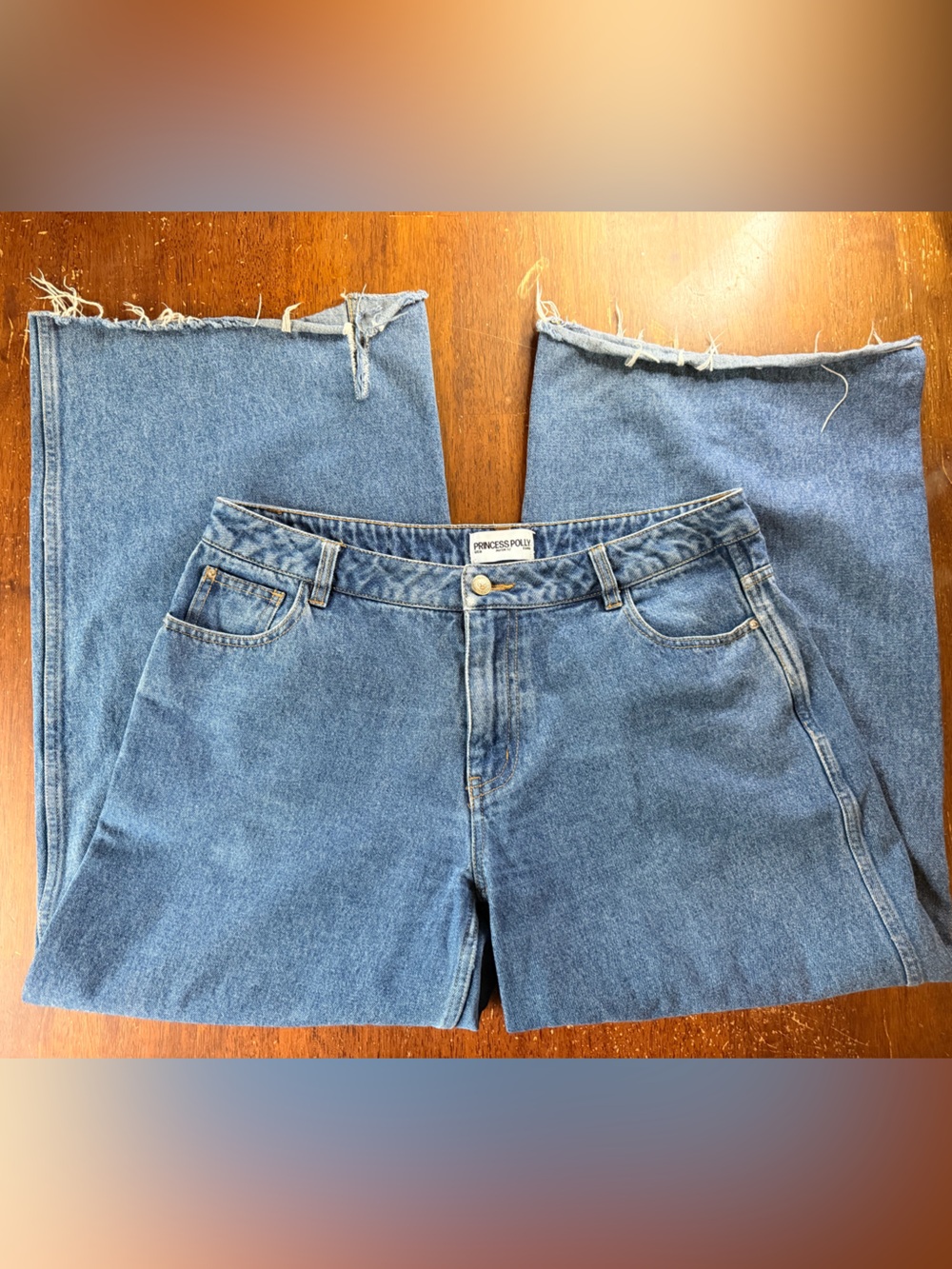 Princess Polly Wide Leg Jeans Sz 8